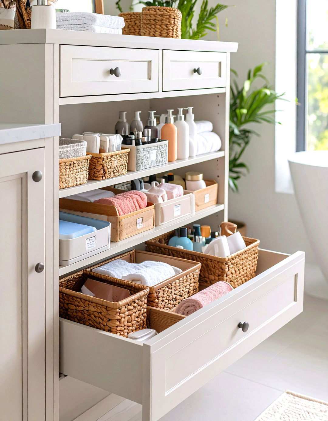 Refresh Drawer Contents Quarterly with Checklist - 20 Bathroom Drawer Organization Ideas