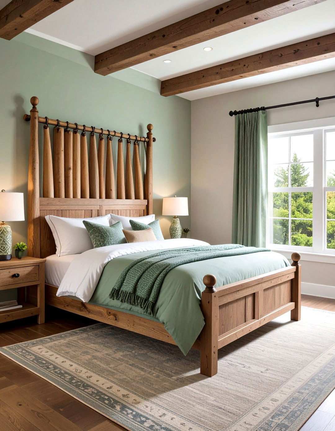 Repurposed Baseball Bat Furniture Accents - 20 Baseball Room Decor Ideas