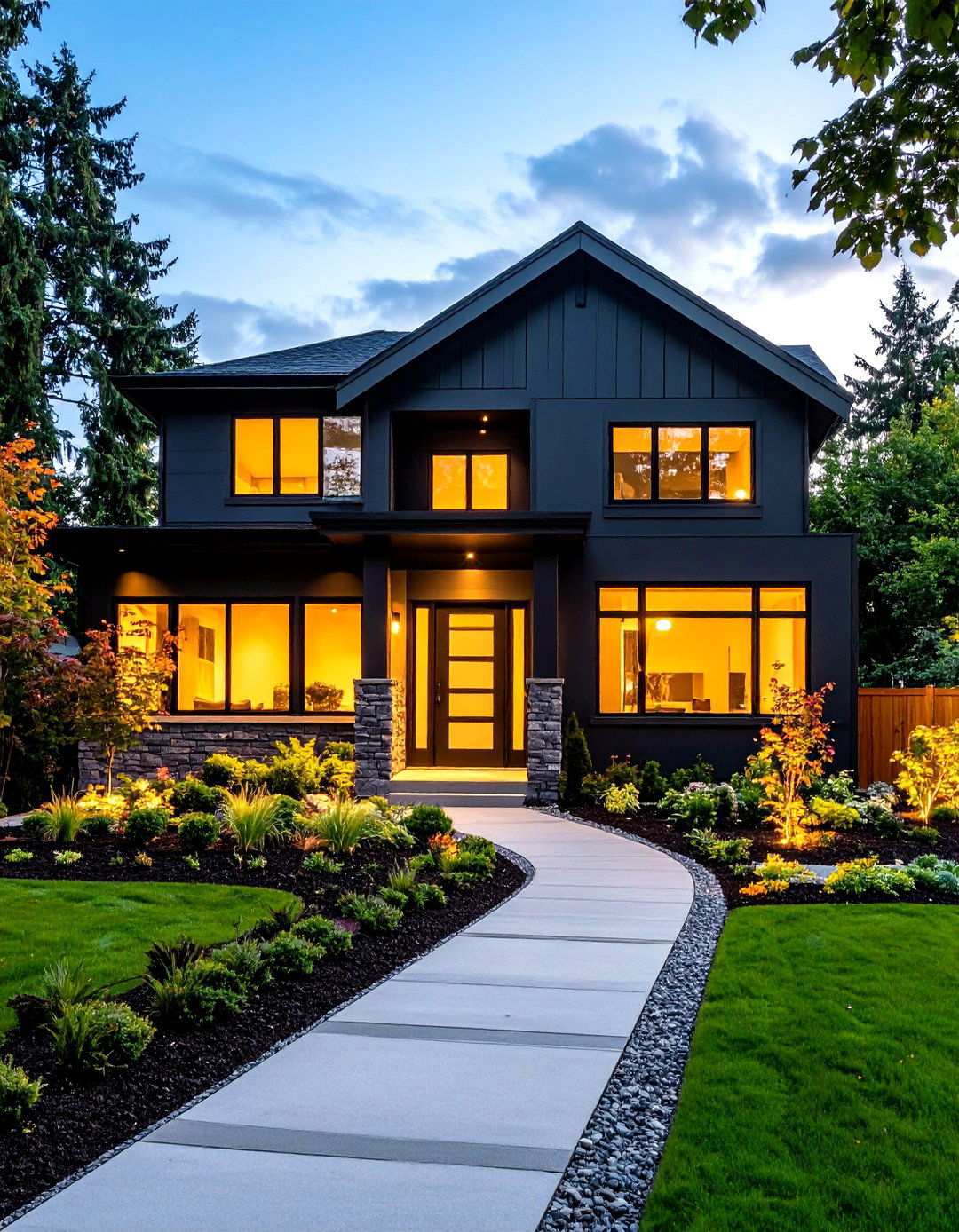 Resale Value Impact of a Black House Exterior - 20 Black House Exteriors & Paint Colors