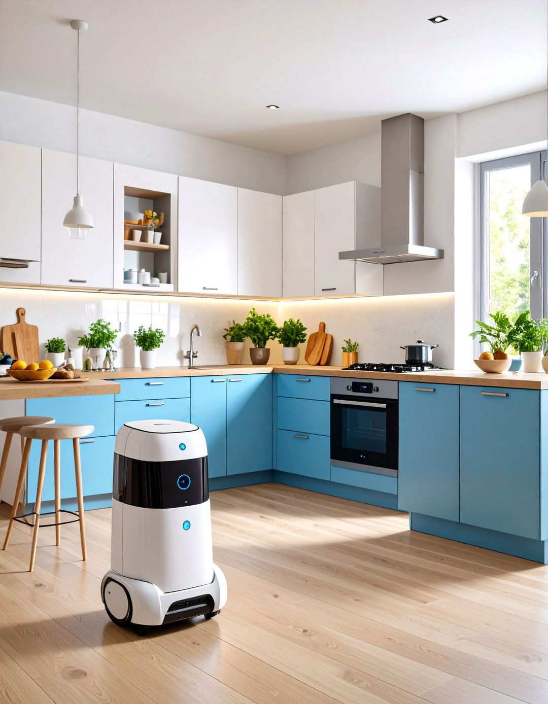 Robotic Assistant s Interior Design with Autonomous Household Integration - 20 2100s Interior Design Ideas