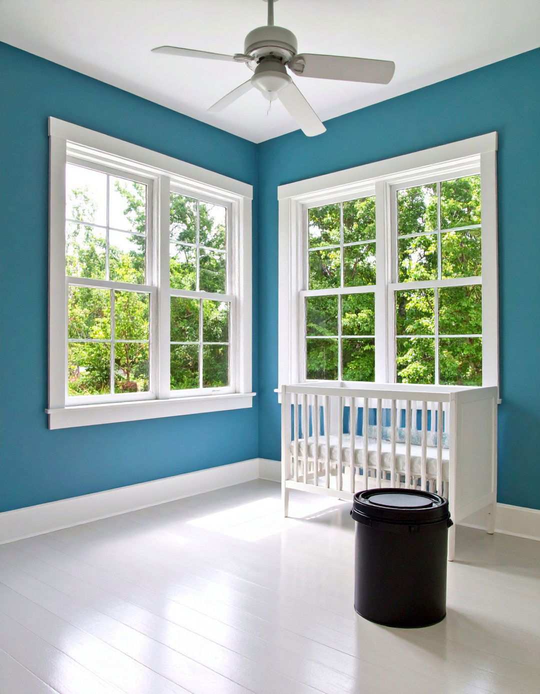 Safe Low VOC Black Paint Strategy for Nurseries - 20 Black Nursery Ideas