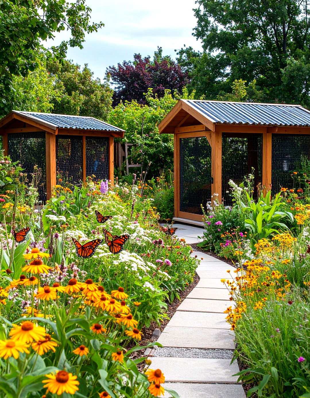 School Garden Butterfly Life Cycle Observatory - 20 School Garden Ideas