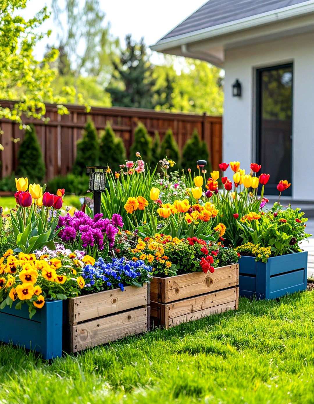 Seasonal Container Gardens Refresh the Backyard Oasis - 20 Backyard Oasis Ideas