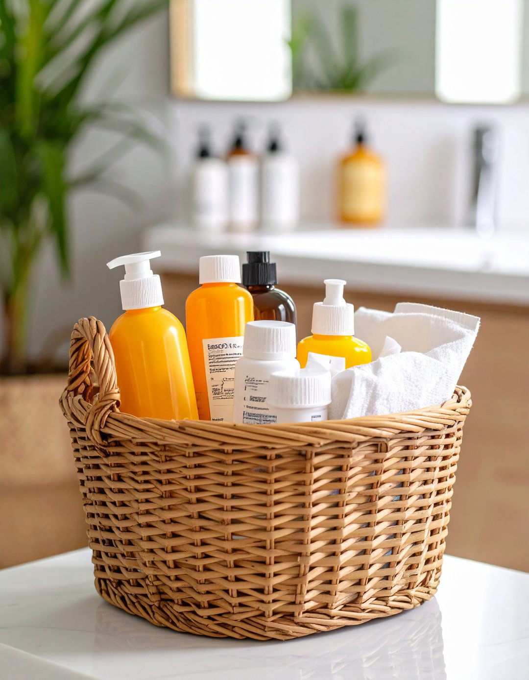 Seasonal Refresh Keeps the Bathroom Cabinet Lean - 20 Bathroom Cabinet Organization Ideas