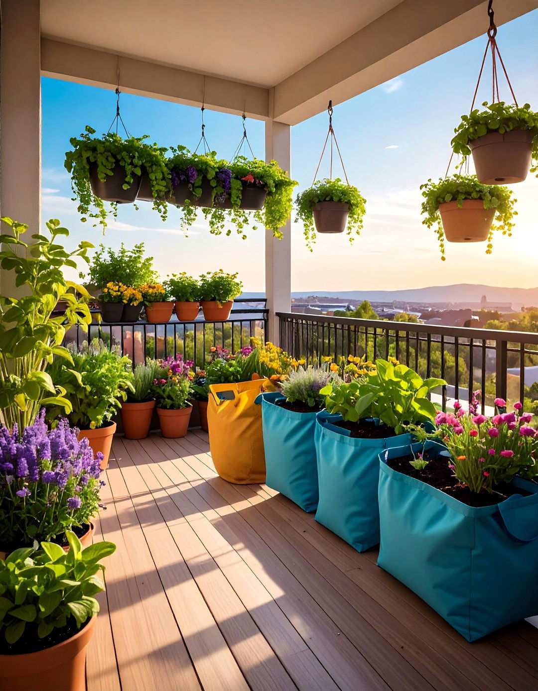 Self Watering Balcony Garden Systems - 20 Balcony Garden Ideas
