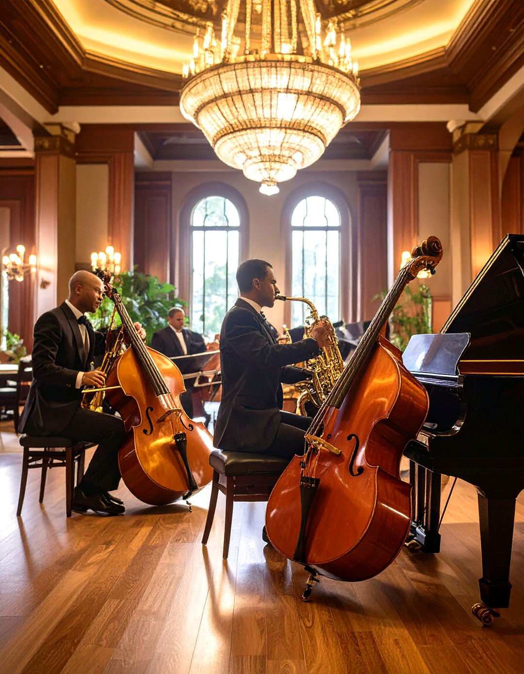 Set the Mood With a Live Jazz Band - 20 Art Deco Wedding Ideas
