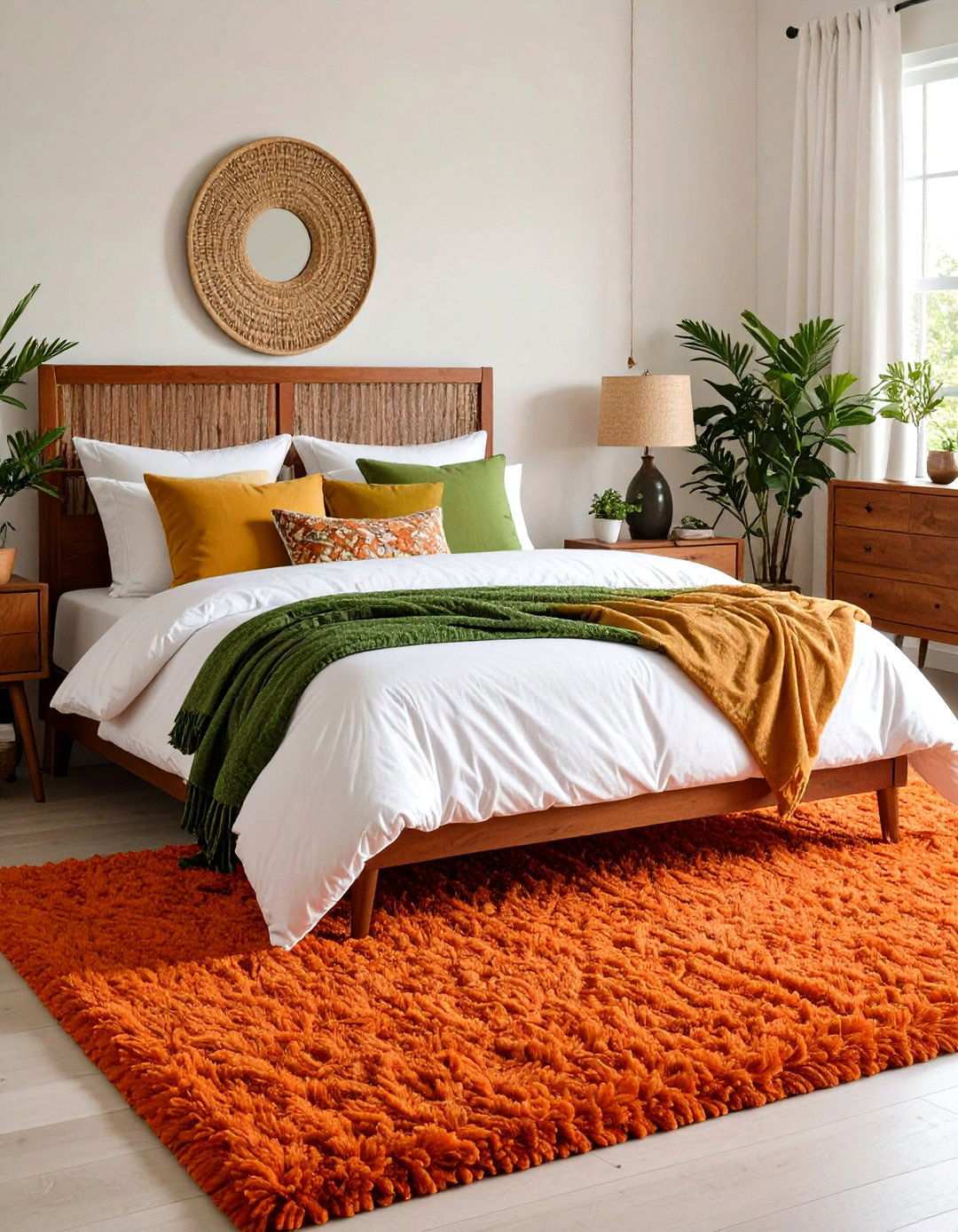 Shag Rug s Bedroom Comfort - 20 60s Bedroom Ideas