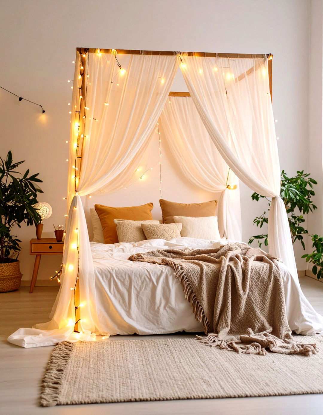 Sheer Canopy Dreams - 20 90s Bedroom Decor Ideas