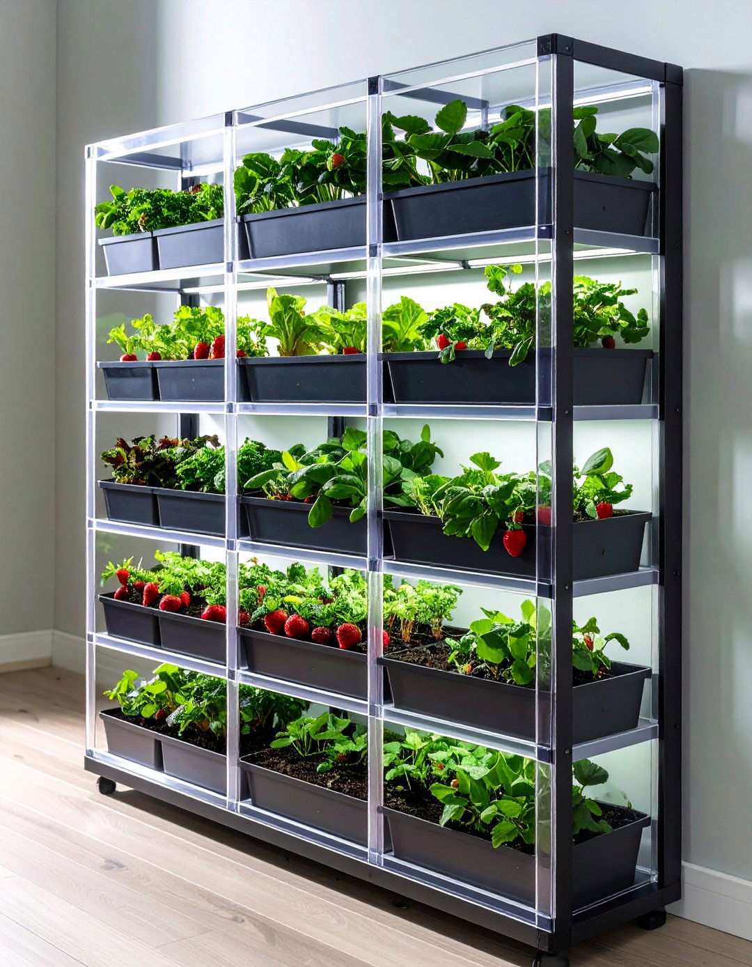 Shoe Organizer Wall Planter - 20 Strawberry Planter Ideas