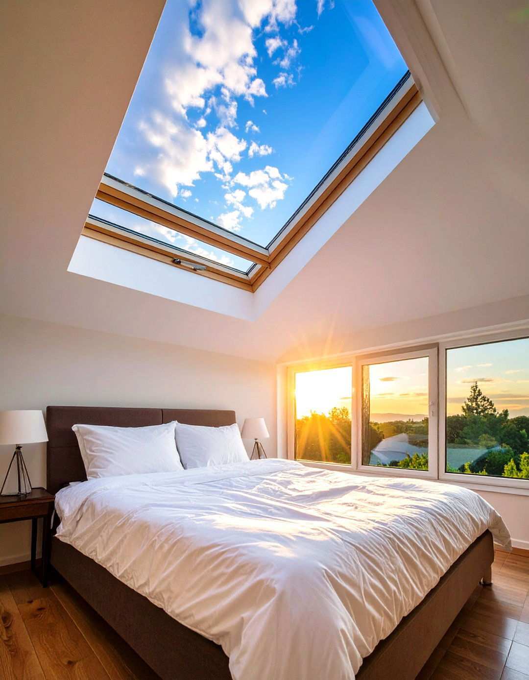 Skylight or Sun Tunnel Ceiling Cut Out - 20 Bedroom Ceiling Ideas