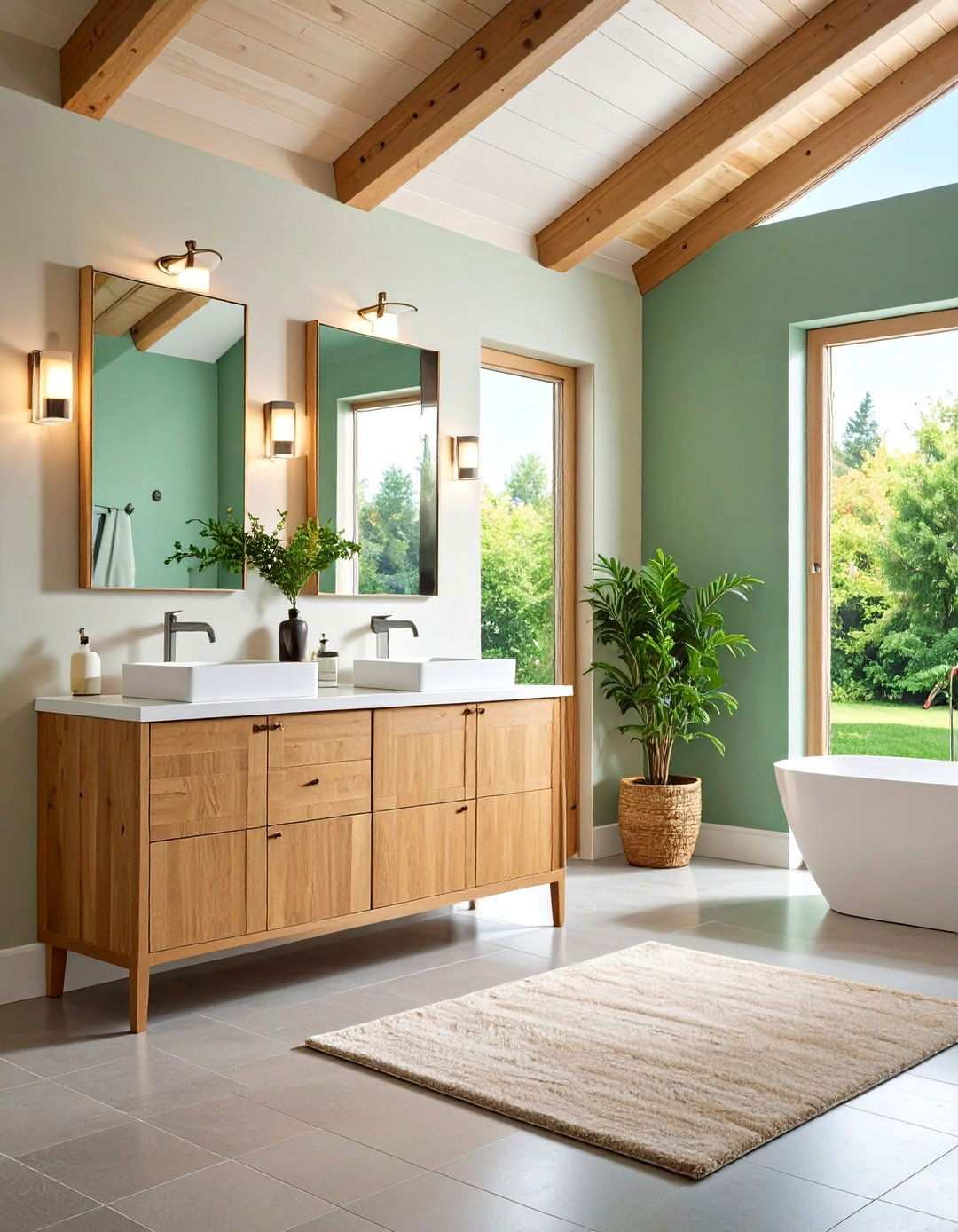 Slim Tallboy Cabinet Reaches Up Not Out - 20 Bathroom Furniture Ideas