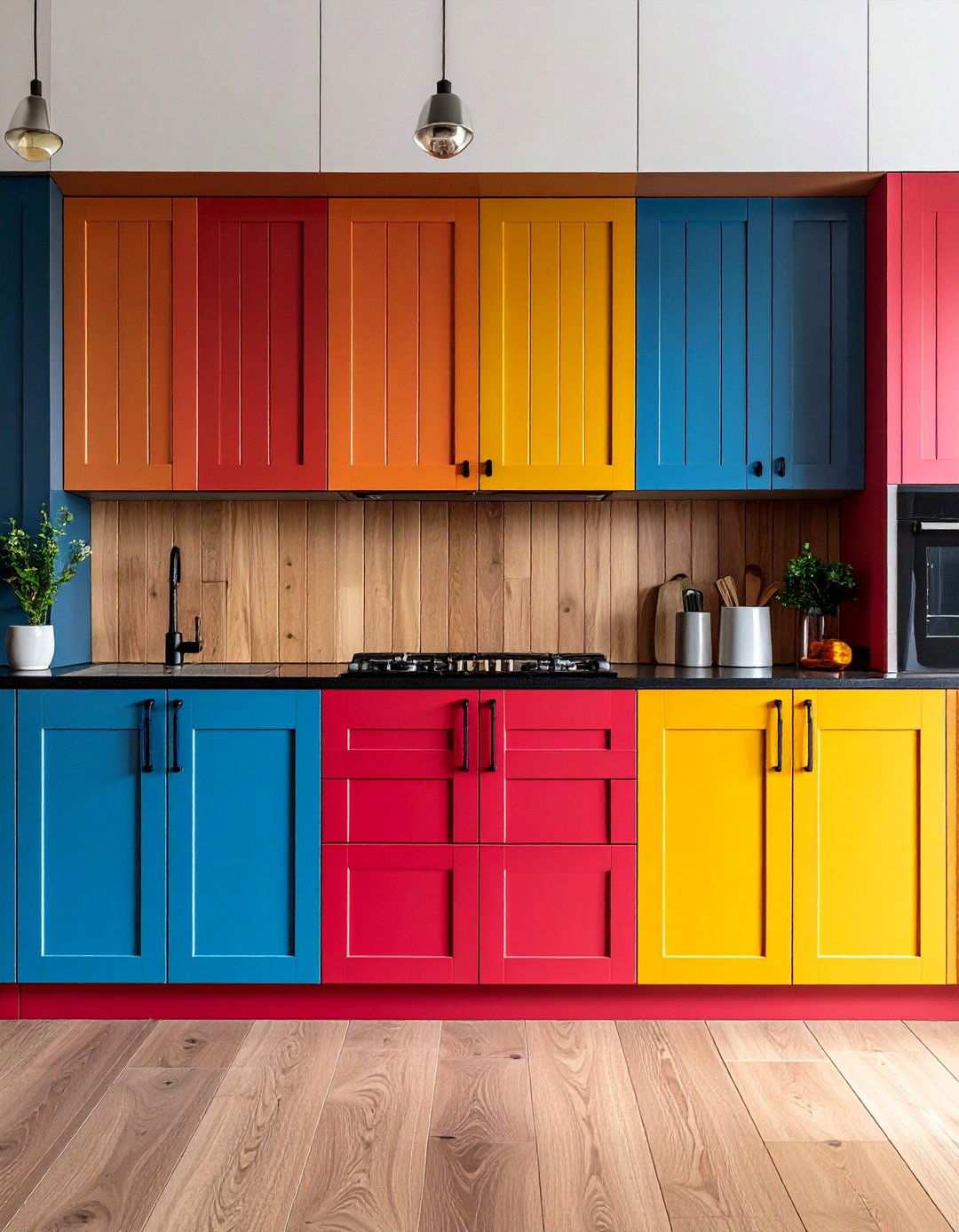 Slimline Beadboard on Modern Cabinets - 20 Beadboard Wall Ideas