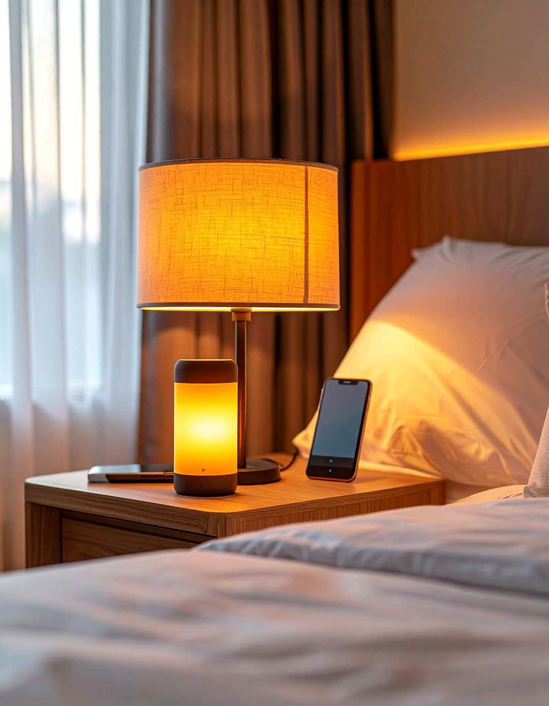 Smart Bulbs for Personalized Bedroom Lighting Scenes - 20 Bedroom Lighting Ideas