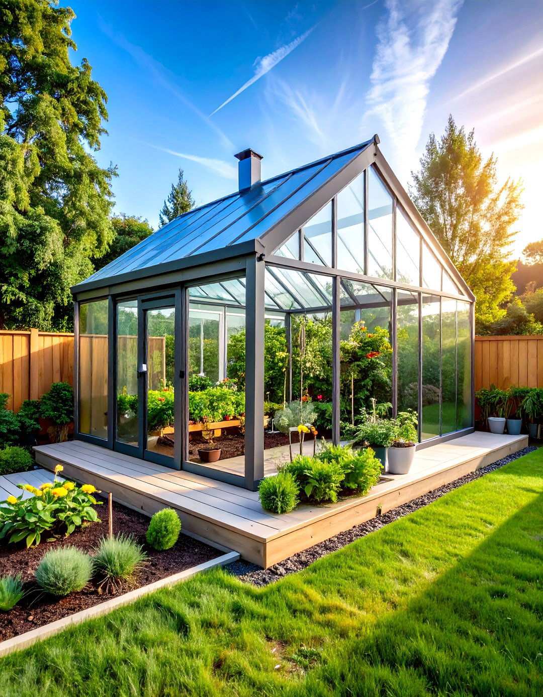 Smart Corner Greenhouse Technology - 20 Corner Greenhouse Ideas
