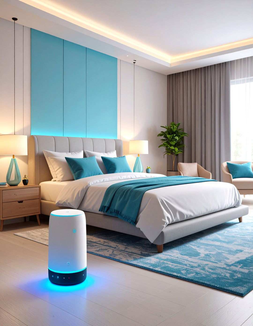 Smart Light Routines That Sync With a Bedroom TV - 20 Bedroom Tv Ideas