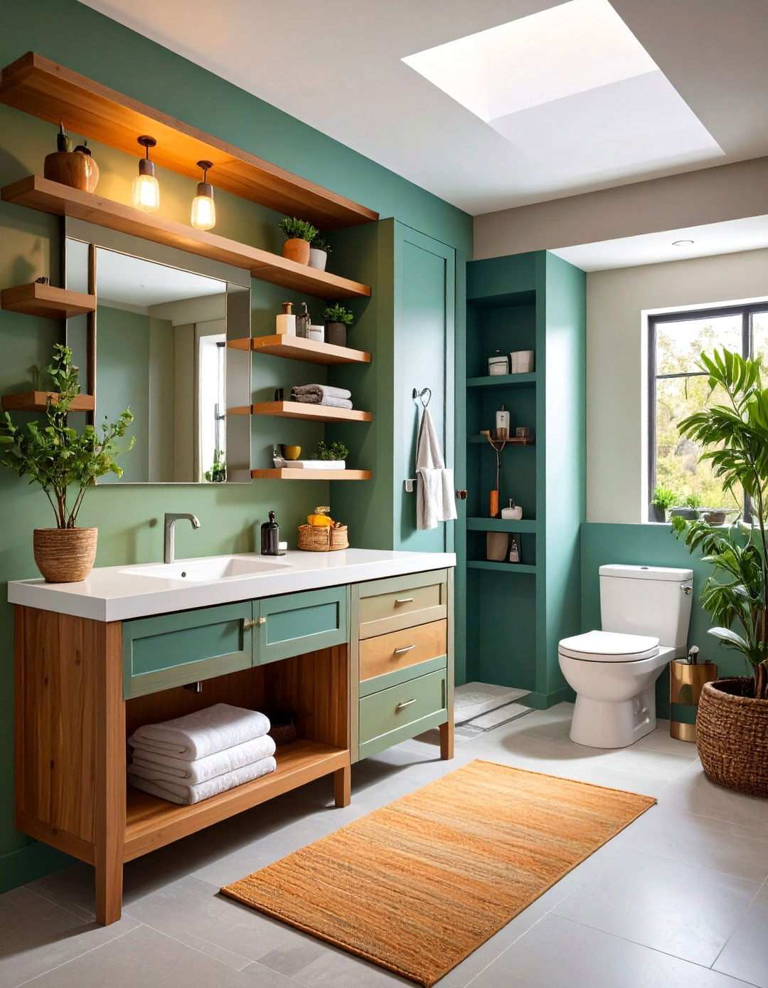 Smart Storage Solutions for Basement Bathroom Organization - 20 Basement Bathroom Ideas