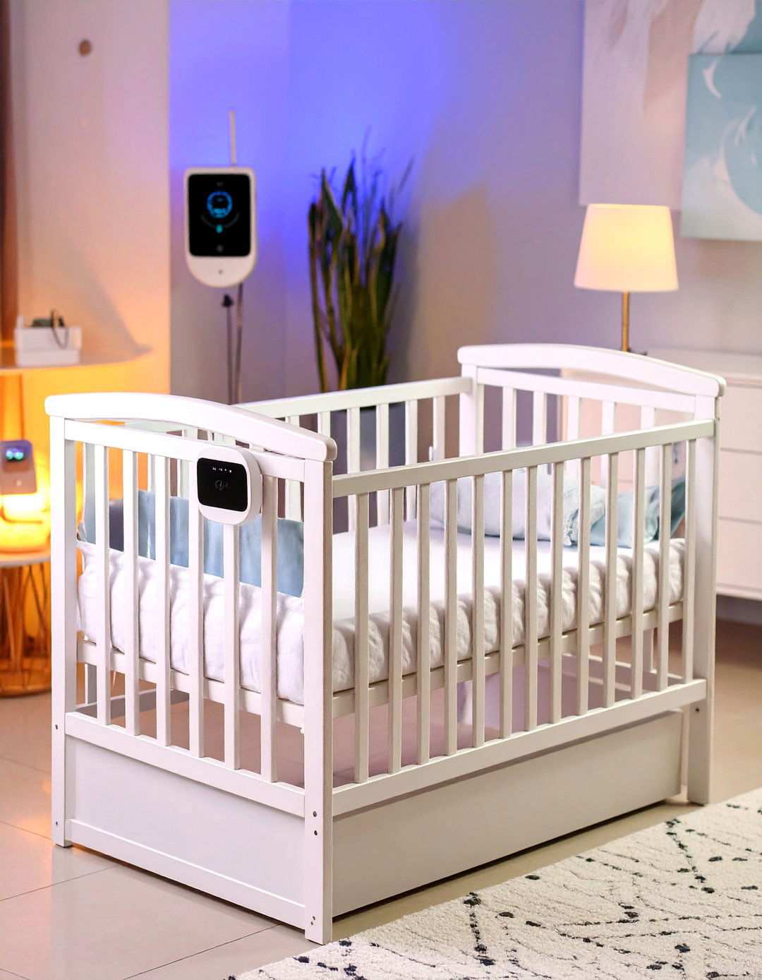 Smart Tech Enabled Nursery - 20 Baby Boy Nursery Ideas