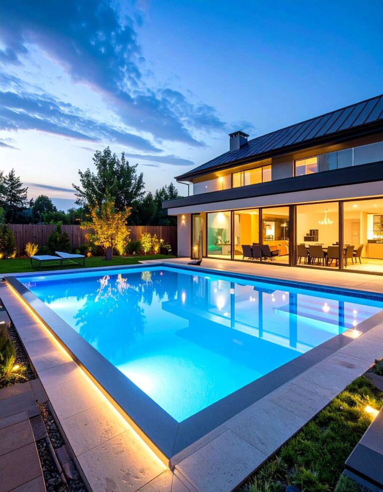 Smart Technology Pool Systems - 20 Backyard Pool Ideas