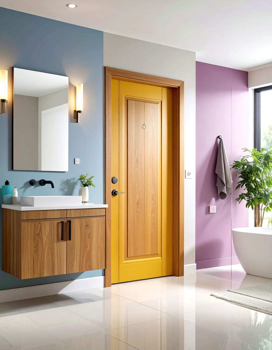 Soft Close Magnetic Bathroom Door - 20 Bathroom Door Ideas