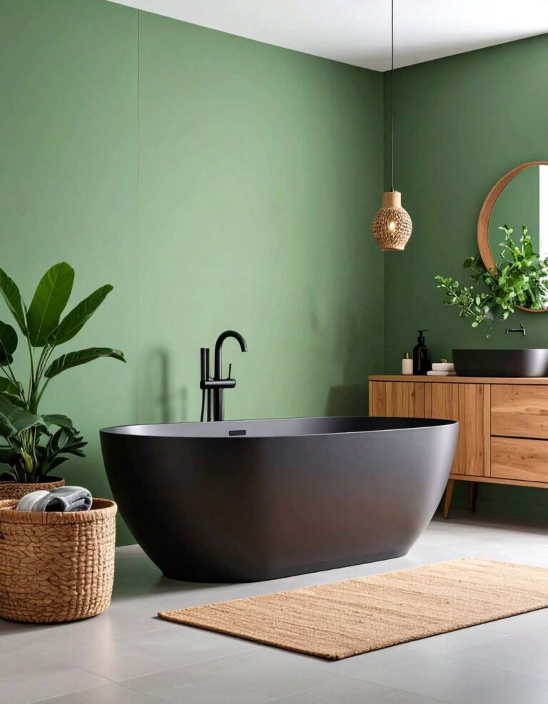 Soft Sage Green Bathroom Serenity - 20 Bathroom Color Ideas