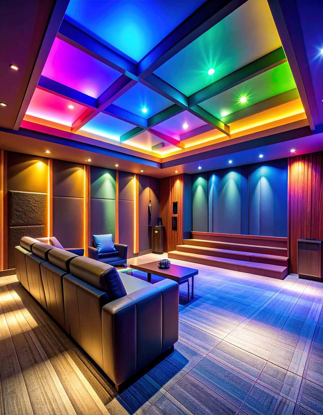 Soundproofing Ensures Peace in a Black Man Cave - 20 Black Man Cave Ideas