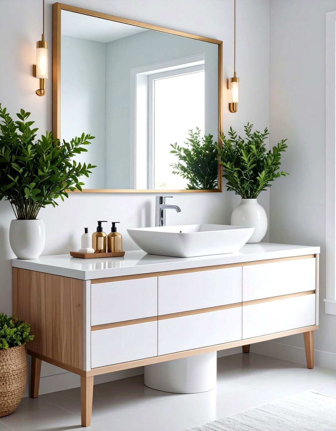 Space Saving Corner Bathroom Sink for Tiny Footprints - 20 Bathroom Sink Ideas