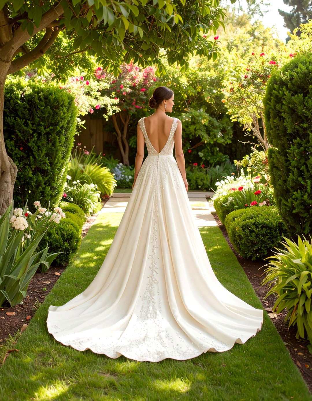 Sparkle in a Beaded Art Deco Bridal Gown - 20 Art Deco Wedding Ideas