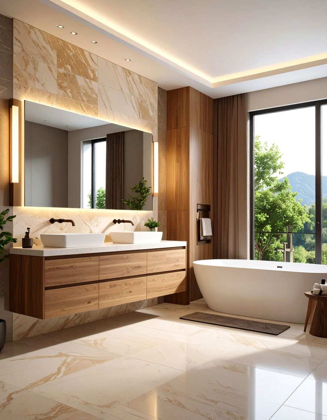 SPC Stone Composite Bathroom Wall Paneling Gives Tile Like Strength - 20 Bathroom Wall Paneling Ideas