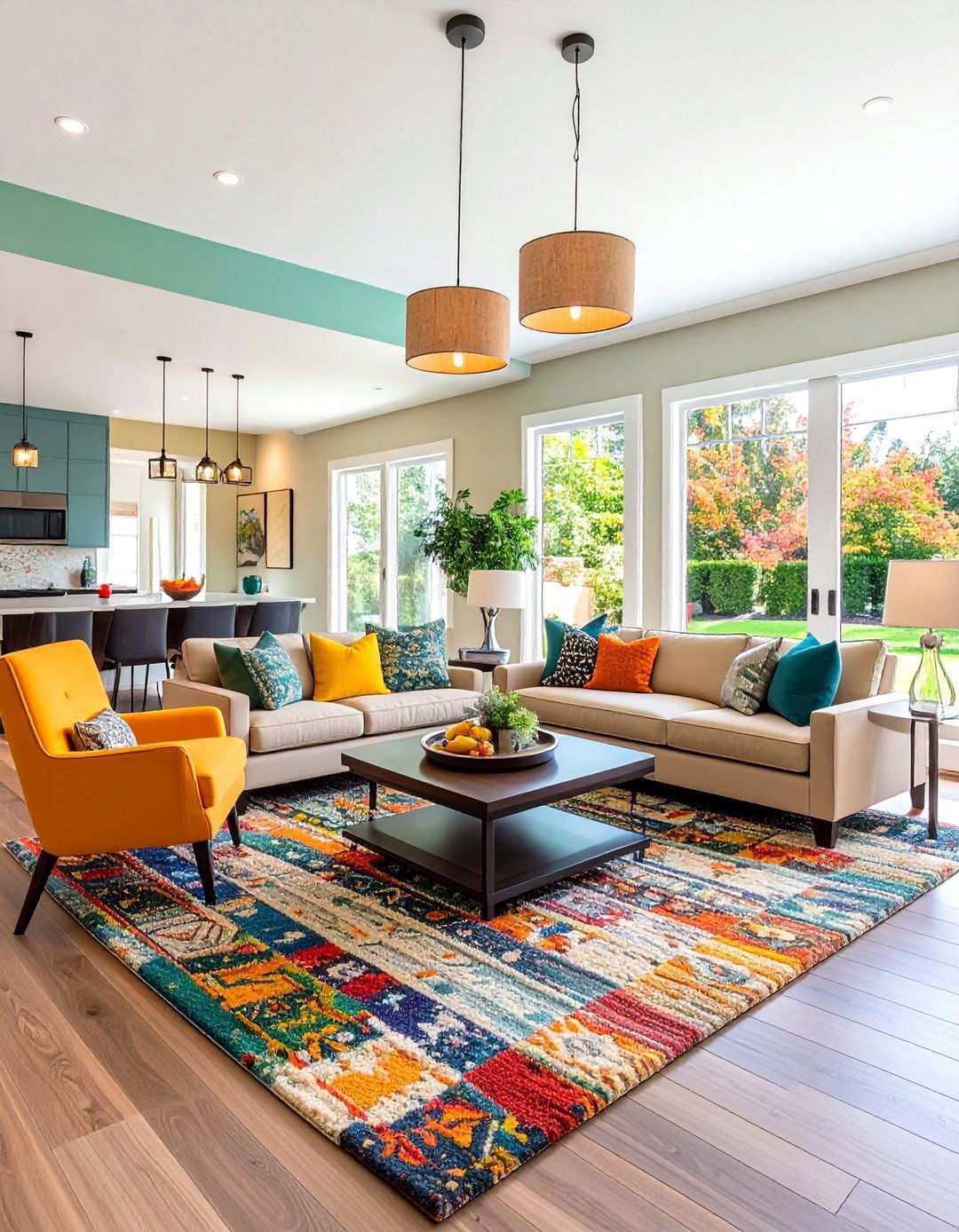 Split Level Living Room Design Approach - 20 Awkward Living Room Layout Ideas