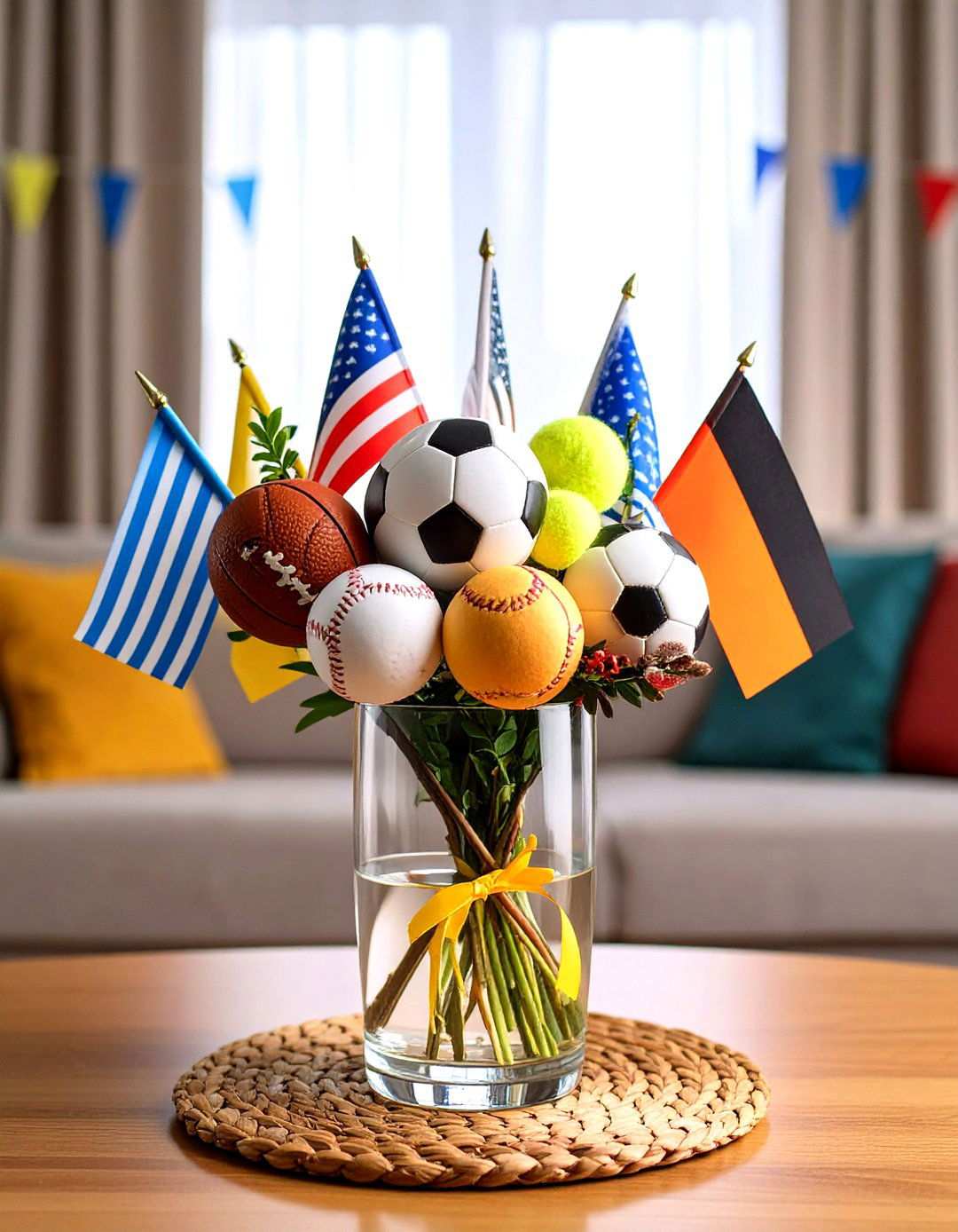 Sports Theme Baby Shower Centerpieces - 20 Baby Shower Centerpiece Ideas