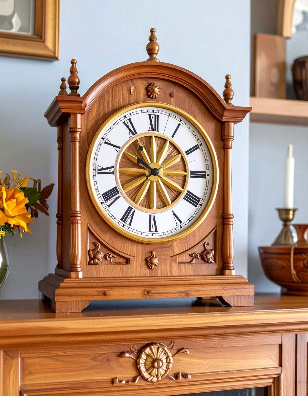 Starburst Clock Statement - 20 1950s Living Room Ideas