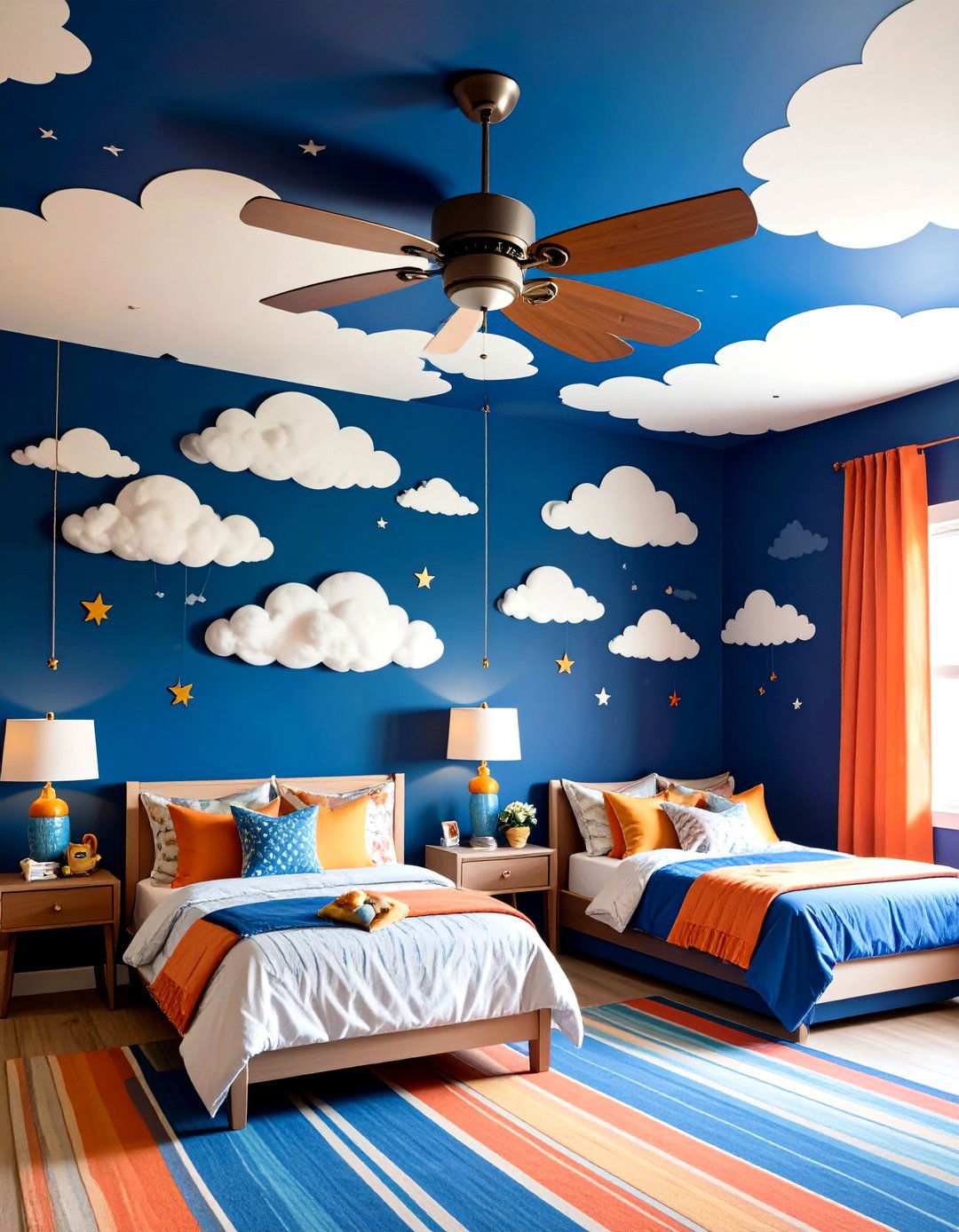 Statement Ceiling Nursery - 20 Baby Boy Nursery Ideas