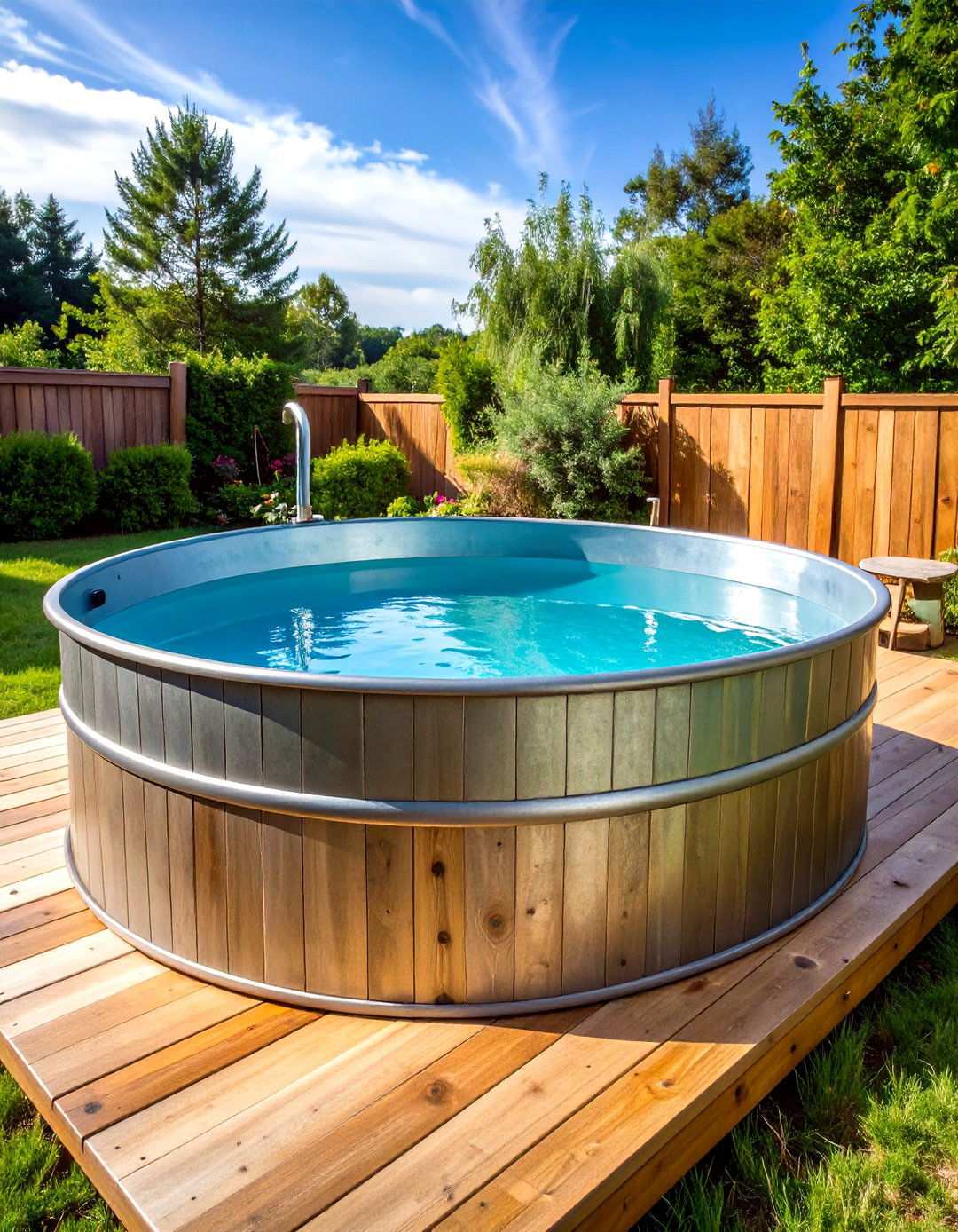 Stock Tank Pool Transformation - 20 Backyard Pool Ideas