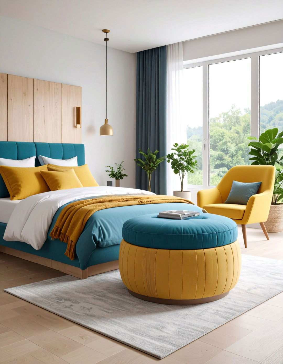 Storage Ottoman Bedroom Chair for Hidden Clutter - 20 Bedroom Chair Ideas