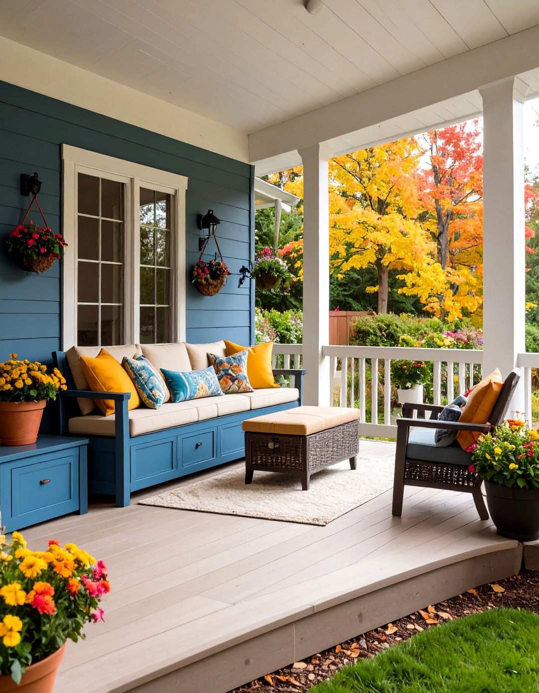 Storage Smart Back Porch - 20 Back Porch Ideas
