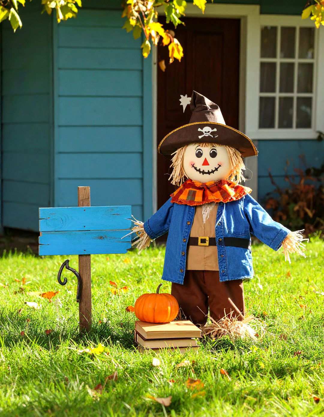 Storybook Character Scarecrow for Kids - 20 Garden Scarecrow Ideas