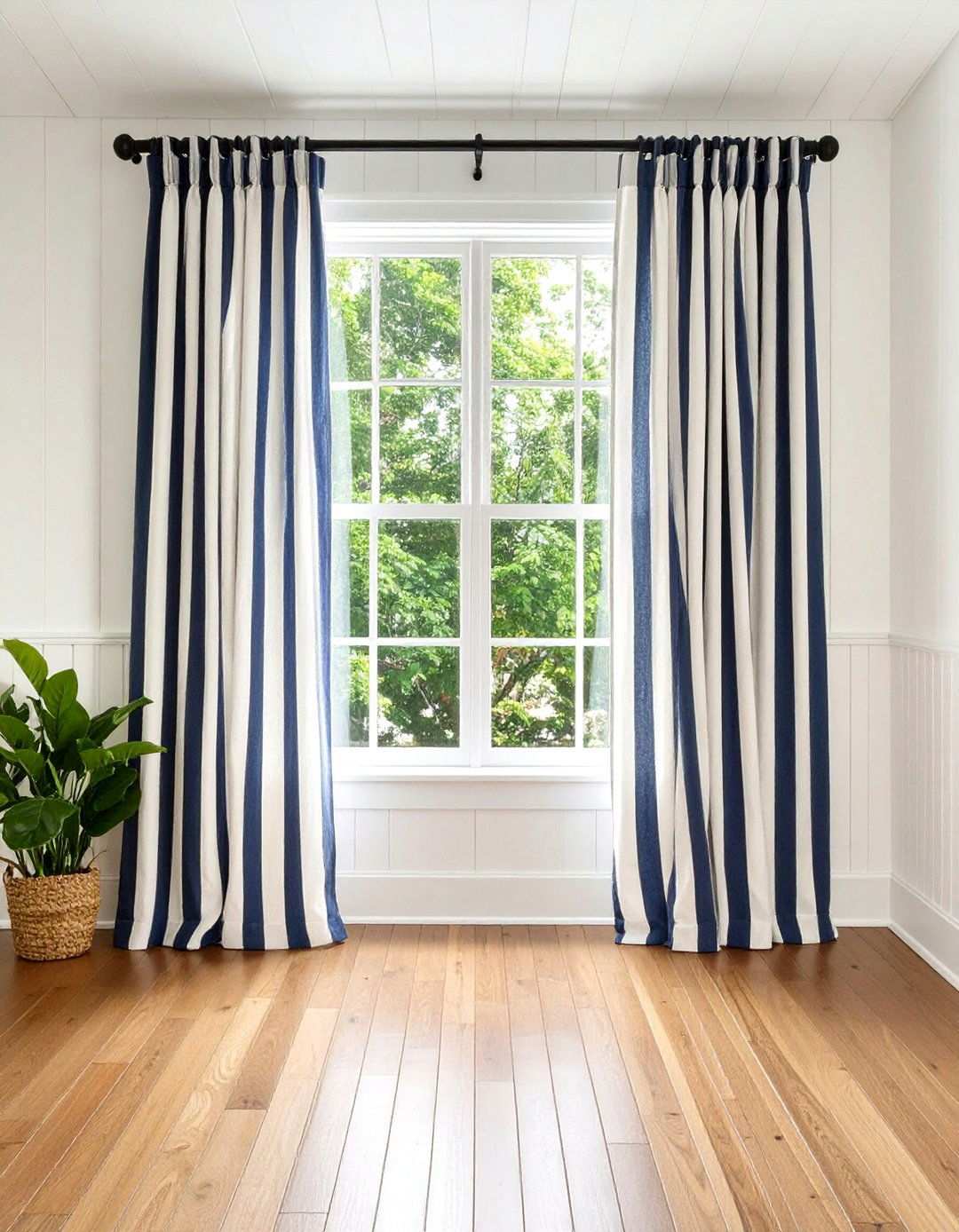 Striped Pattern Bathroom Curtain Variations - 20 bathroom curtain ideas