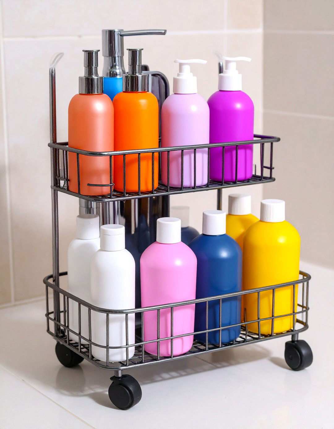 Suction Shower Caddy Bathroom Wall Storage - 20 Bathroom Wall Storage Ideas