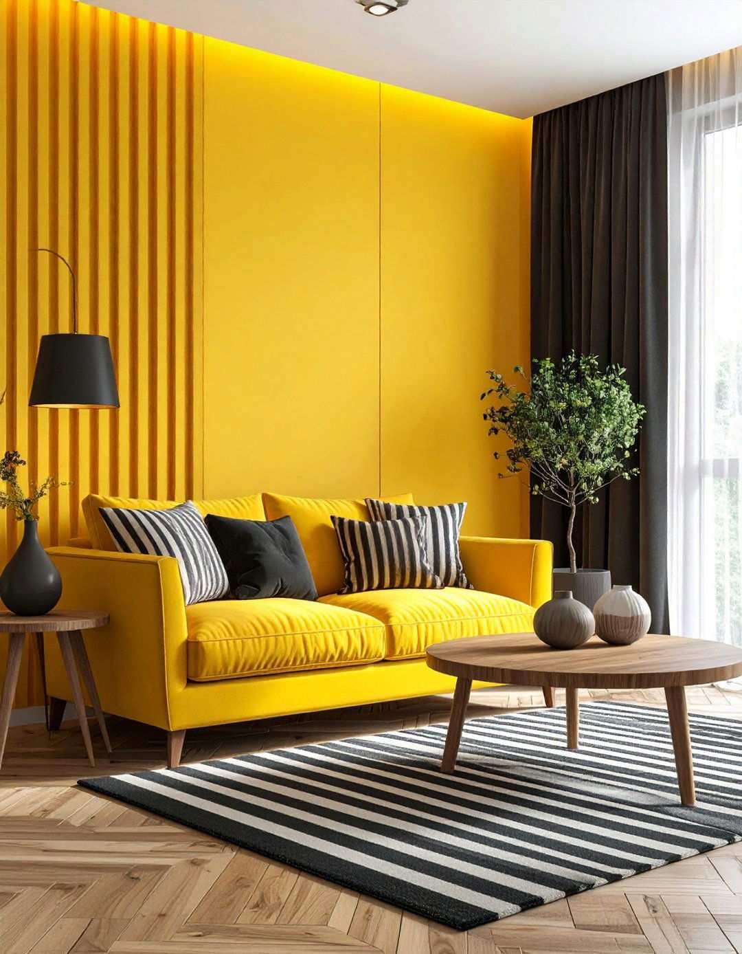 Sudbury Yellow Accent Wall - 20 Accent Wall Colors