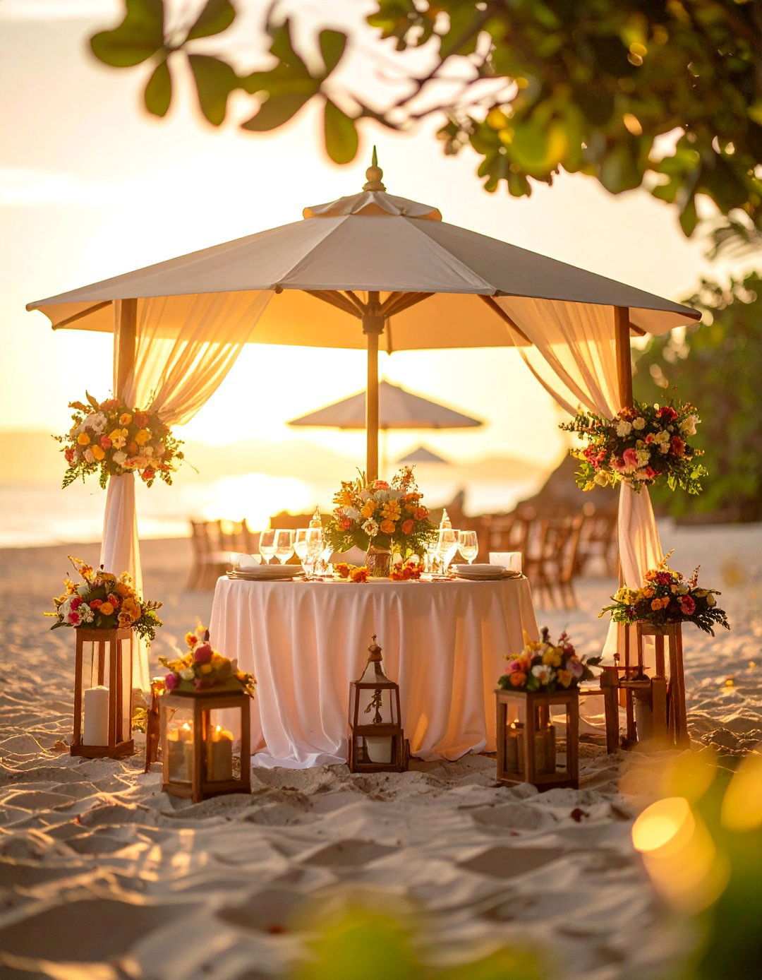 Sunset Ceremony Timing and Golden Hour Photos - 20 Beach Wedding Ideas