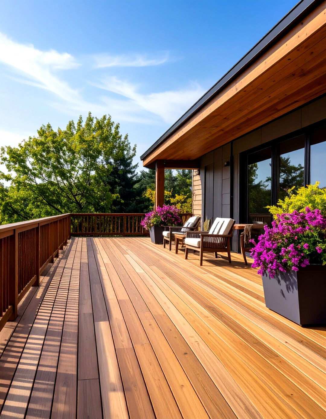 Sustainable Deck with Eco Friendly Materials - 20 2nd Floor Deck Ideas