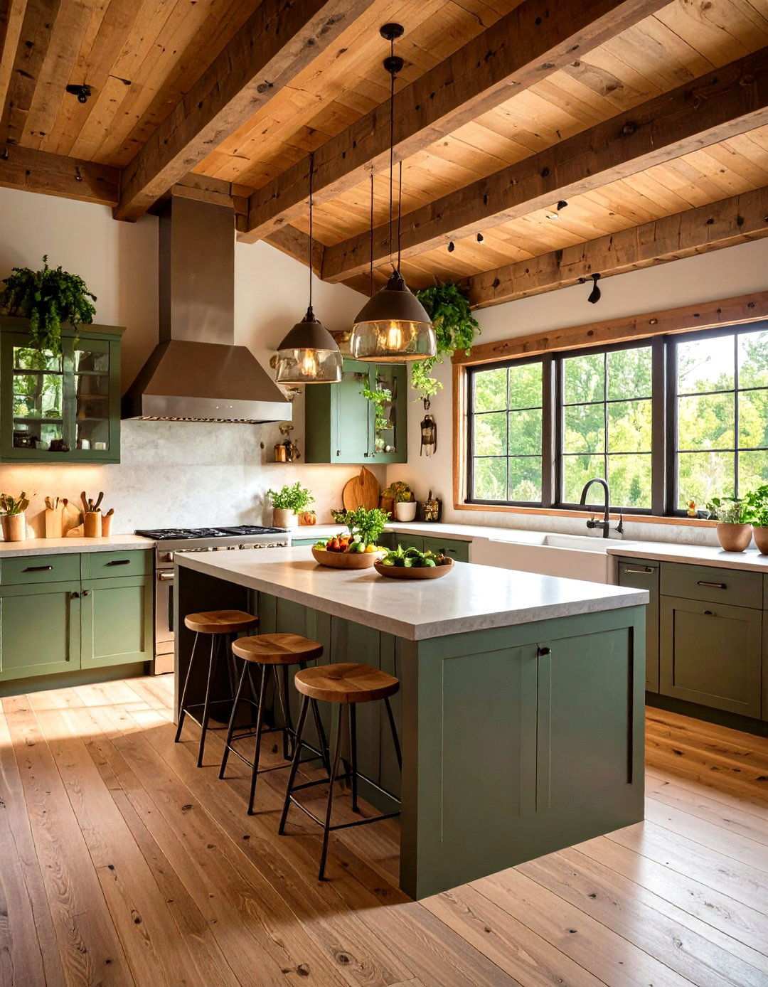Sustainable Materials in an Eco Conscious Barndominium Kitchen - 20 Barndominium Kitchen Ideas