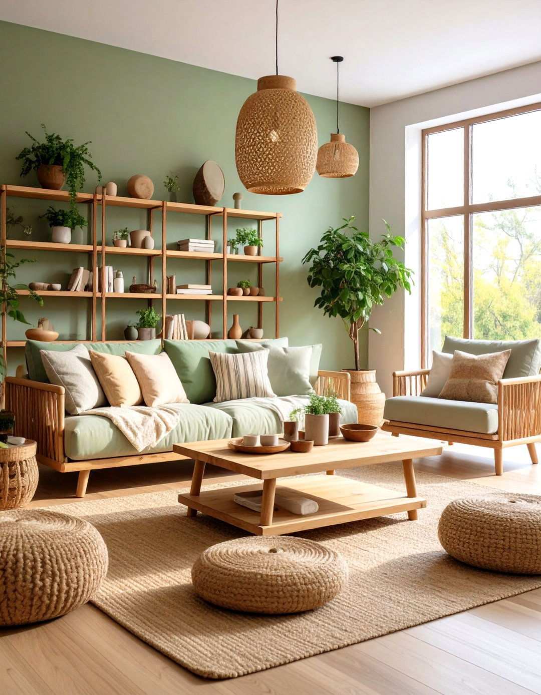 Sustainable Materials Living Room Design - 20 Aesthetic Living Room Ideas
