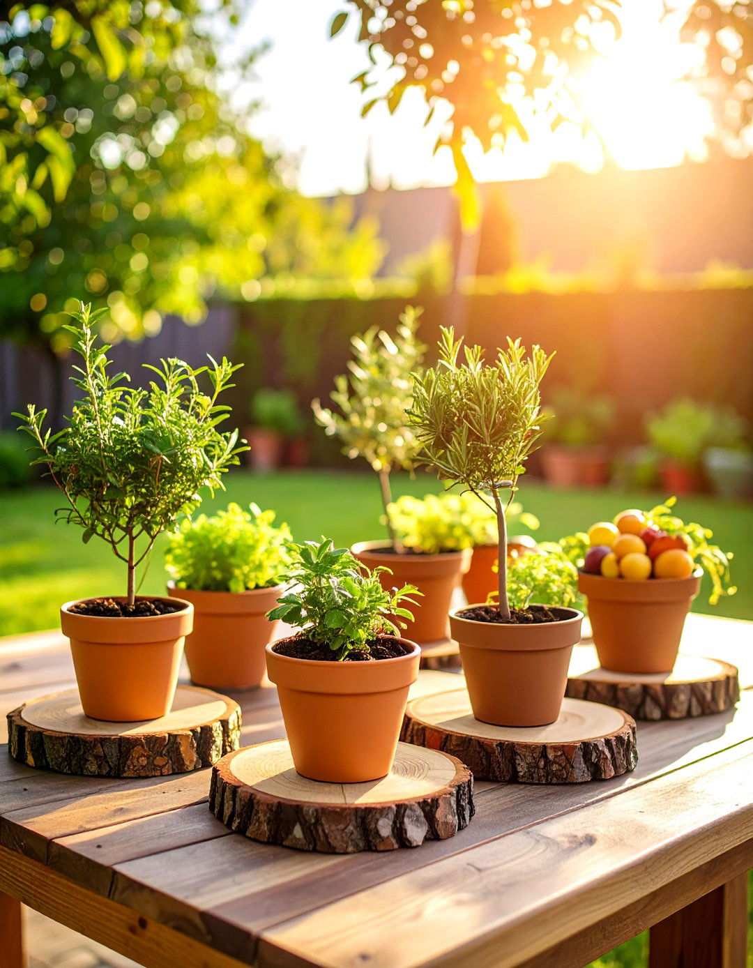 Sustainable Plant Based Centerpieces for Backyard Weddings - 20 Backyard Wedding Ideas