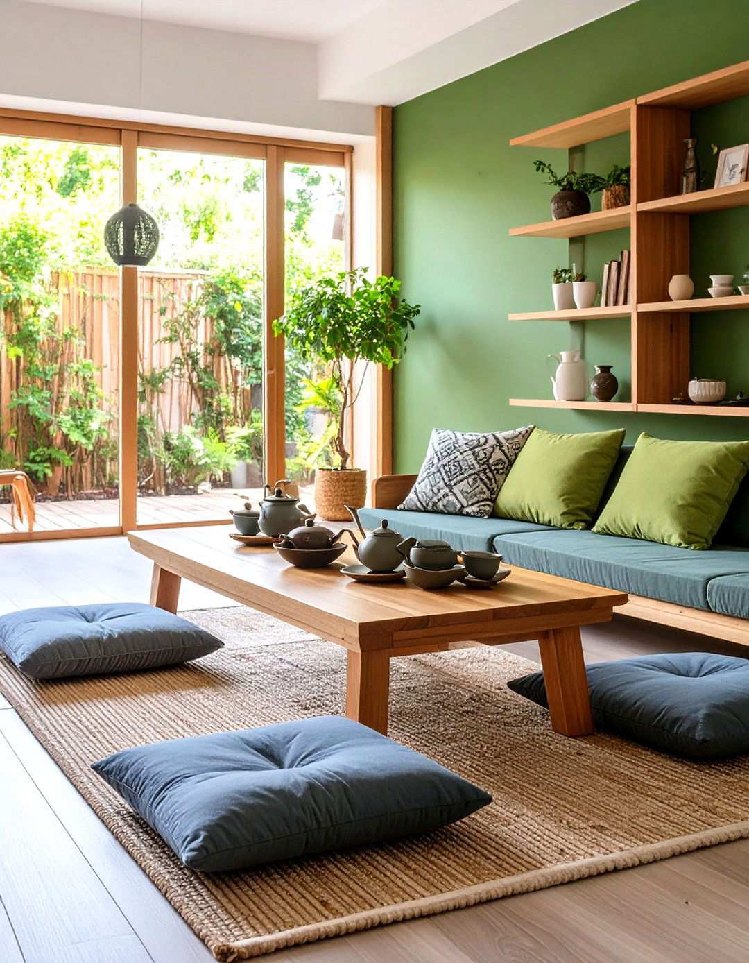 Tea Ceremony Living Room Area - 20 Asian Living Room Ideas