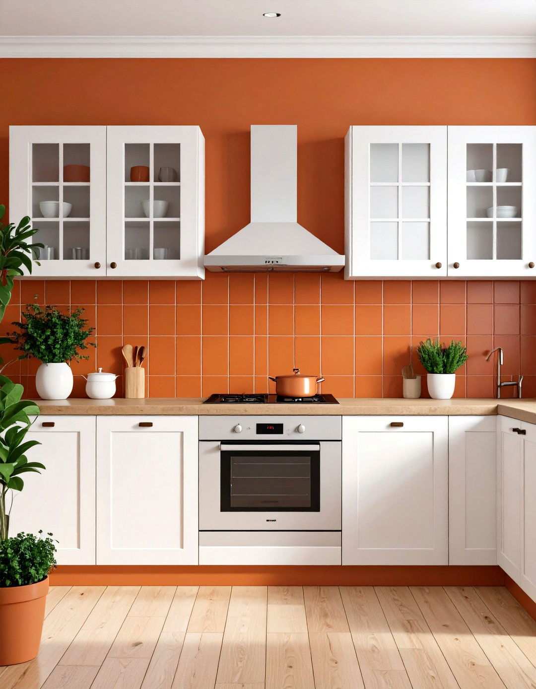 Terra Cotta Kitchen Tile Accents and Backsplashes - 20 1980s Kitchen Ideas