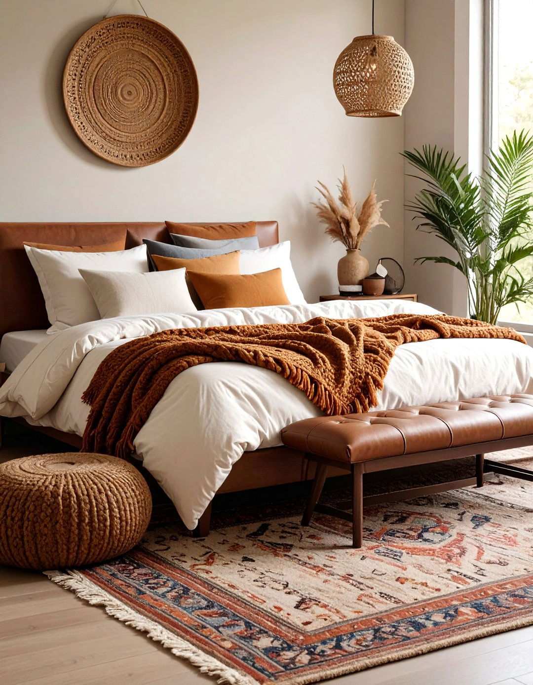 Textural Bedroom Layering - 20 Bedroom Interior Design Ideas