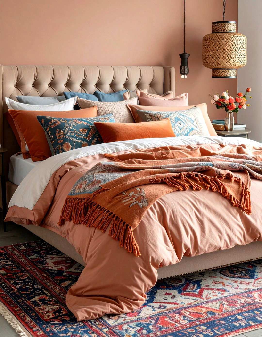 Textured Fabric Layering Systems - 20 70s Bedroom Decor Ideas