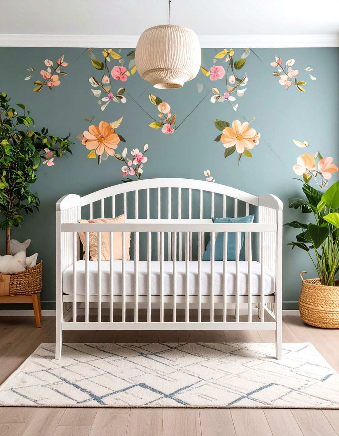 Textured Wall Baby Room Feature Design - 20 Baby Room Ideas