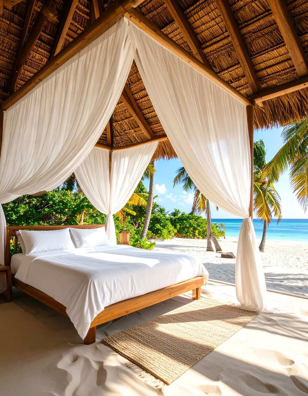 Thai Tropical Canopy Bedroom Retreat - 20 Asian Bedroom Ideas